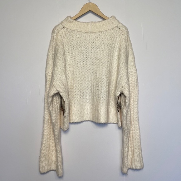 NEW Free People Alpine Pullover in Snowy Forest - Picture 9 of 14